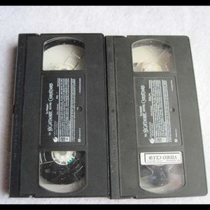 Tim Burton's The Nightmare Before Christmas No Box VHS Cassette Tape Bundle $1